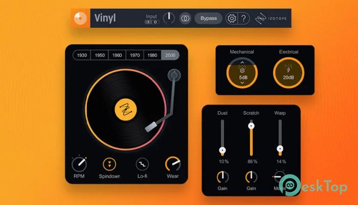 iZotope Vinyl   1.13.0.605 完全アクティベート版を無料でダウンロード