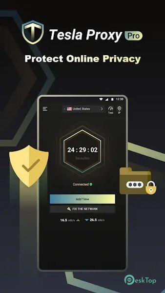 Télécharger Tesla Proxy Pro - Safe & Fast 1.3.020 APK MOD Gratuitement et Complet