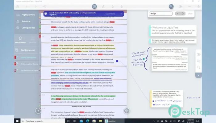 Скачать LiquidText 1.0 полная версия активирована бесплатно