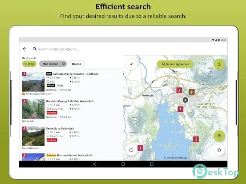 Outdooractive Hike Ride Trails 3.16.6 APK MOD Unlocked (Full) Free Download