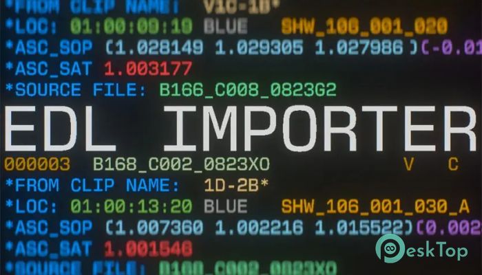 تحميل برنامج Aescripts - EDL Importer 1.0 برابط مباشر