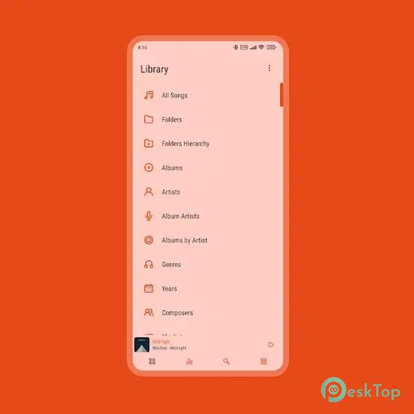 Luminous - Poweramp Skin 10.5.9 APK MOD Unlocked (Full) Free Download