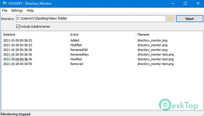  تحميل برنامج VovSoft Directory Monitor 1.6 برابط مباشر