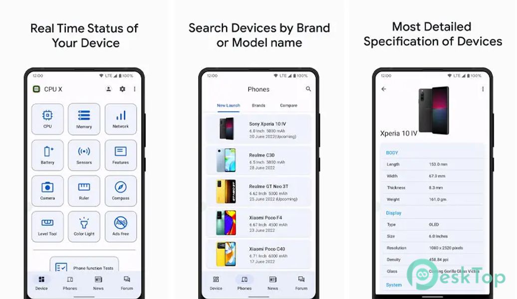 CPU X - Device & System info 3.9.2 APK MOD Tam Ücretsiz İndir