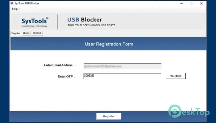 SysTools USB Blocker 4.1 完全アクティベート版を無料でダウンロード