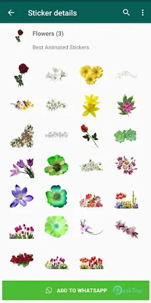 Télécharger Flowers Stickers for WhatsApp 3.0 APK MOD Gratuitement et Complet