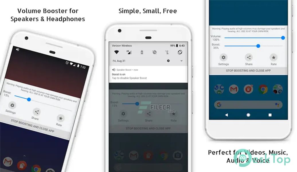 Sound Booster・Increase Volume 3.7.2.2 APK MOD تحميل مجاني كامل