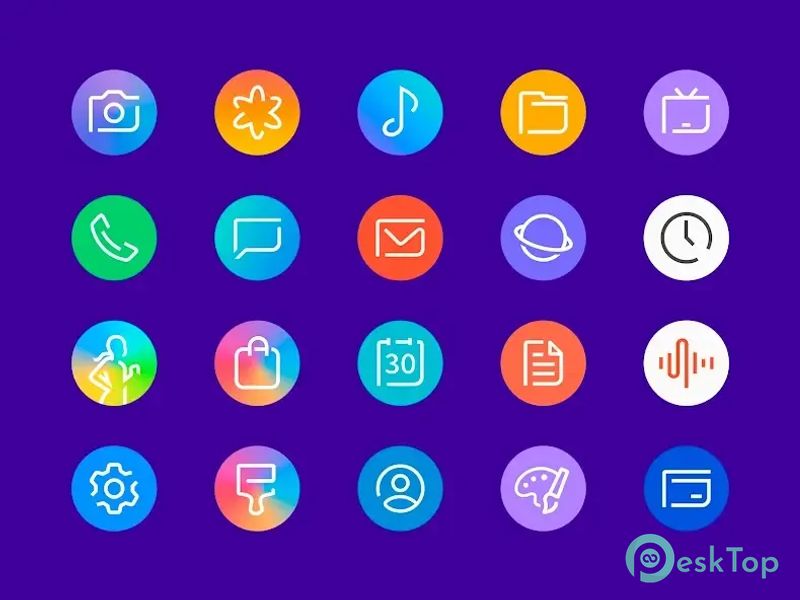 Delux - Icon pack (Round) 1.8.4 Delux - Icon pack (Round) APK MOD Tam Ücretsiz İndir