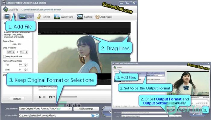 Download EasiestSoft Movie Editor  5.1.1 Free Full Activated