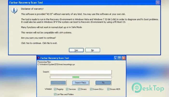 Download Farbar Recovery Scan Tool 1.0.0 Free Full Activated