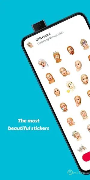 Muslim Hijab Memoji Stickers 2.1 APK MOD Tam Ücretsiz İndir
