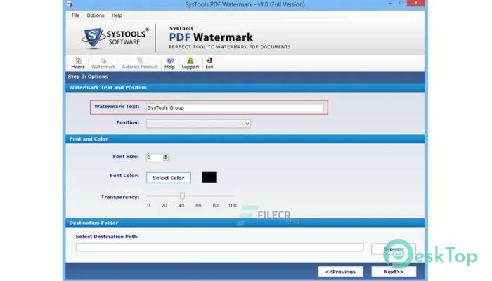 Download SysTools PDF Watermark 4.0 Free Full Activated