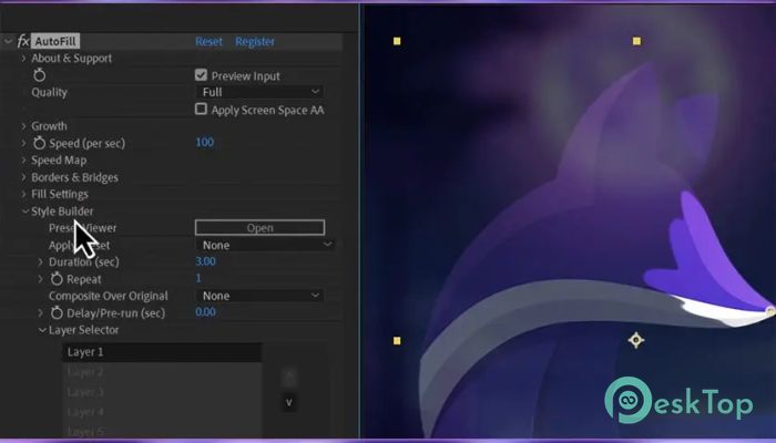 تحميل برنامج Aescripts AutoFill 2.0.2 for After Effects برابط مباشر