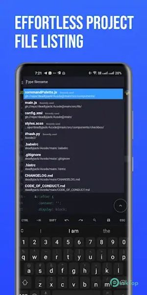 Acode - code editor - FOSS 1.12.1 build 971 APK MOD Descarga gratuita completa