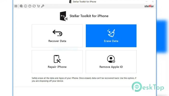 Скачать Stellar iPhone Data Eraser 1.1 полная версия активирована бесплатно