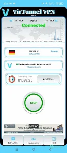 VirTunnel VPN 3.6 APK MOD Tam Ücretsiz İndir