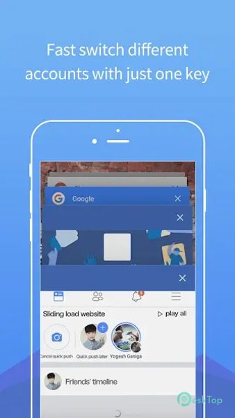 Dual Space Pro -Multi Accounts 3.1.1 APK MOD Полная бесплатная загрузка
