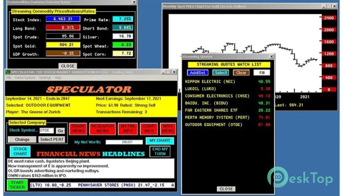 تحميل برنامج Speculator: The Stock Trading Simulation 1.0 برابط مباشر