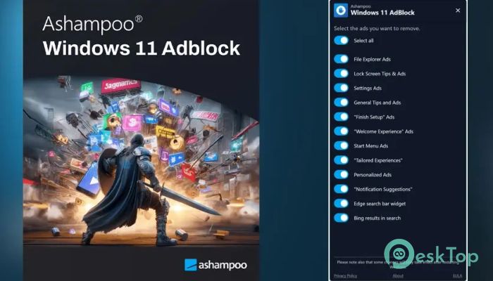 تحميل برنامج Ashampoo Windows 11 AdBlock 1.6.50.42229 برابط مباشر