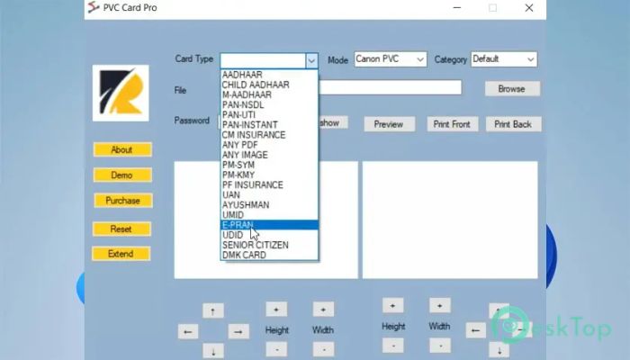 Real Softwares PVC Card Pro 8.5 Tam Sürüm Aktif Edilmiş Ücretsiz İndir