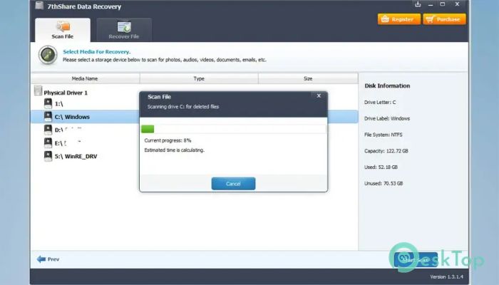 Download 7thShare Data Recovery 7.0.0.0 Free Full Activated