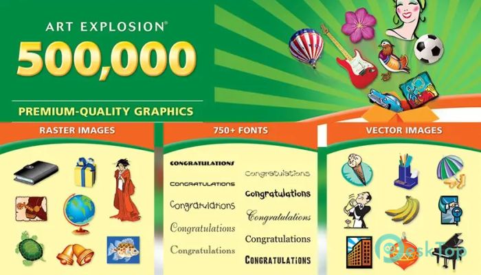 下载 Art Explosion 500,000 v1.0.2.13 免费完整激活版