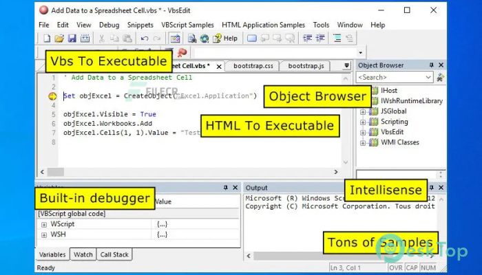 Adersoft VbsEdit 9.9865 Tam Sürüm Aktif Edilmiş Ücretsiz İndir