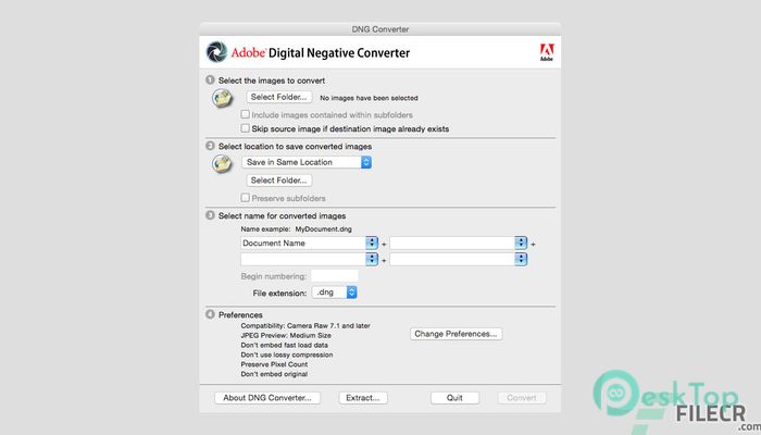 Download Adobe DNG Converter 14.2 Free For Mac