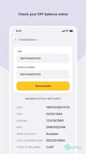 EPF Balance Check 1.7 APK MOD 完整免费下载