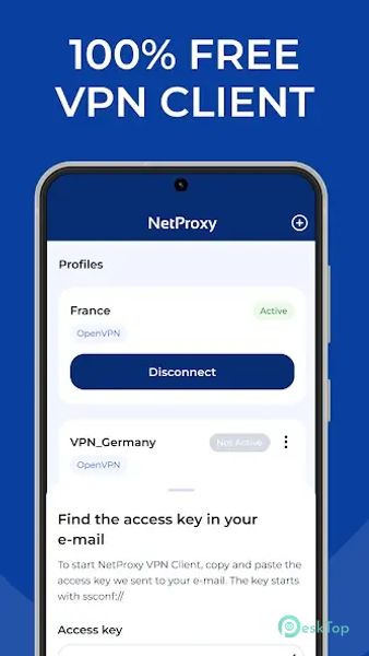 Free VPN Client - NetProxy 2.0.5 APK MOD Tam Ücretsiz İndir