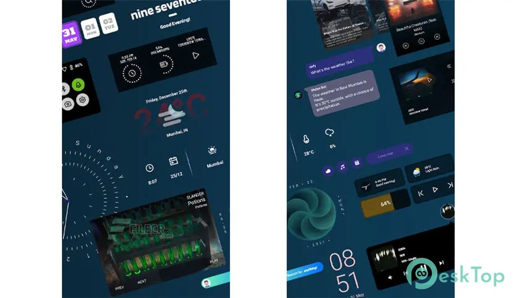Khameleon for KWGT v1.8 APK MOD Tam Ücretsiz İndir