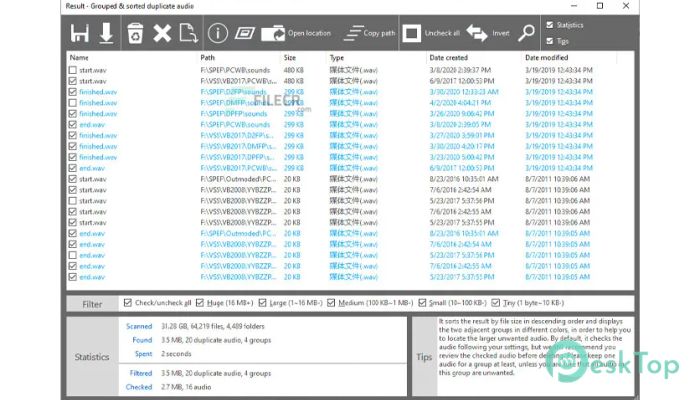  تحميل برنامج TriSun Duplicate MP3 Finder Plus  16.0.38 برابط مباشر
