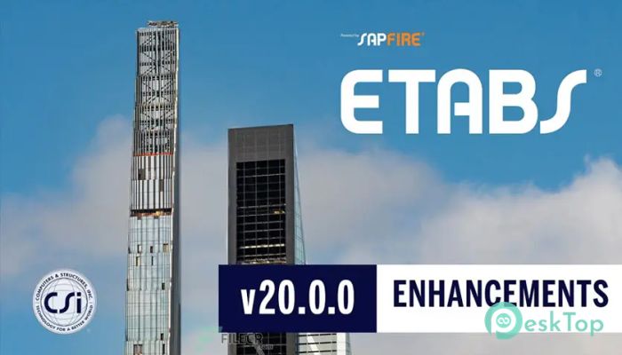 CSI ETABS Ultimate 22.7.0.4095 Tam Sürüm Aktif Edilmiş Ücretsiz İndir