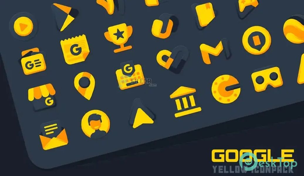 Atom Yellow IconPack 1.5 APK MOD Tam Ücretsiz İndir