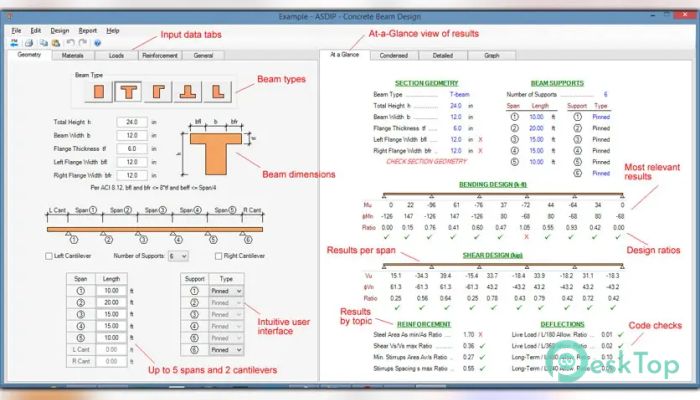 下载 ASDIP Concrete 6.0.0.2 免费完整激活版