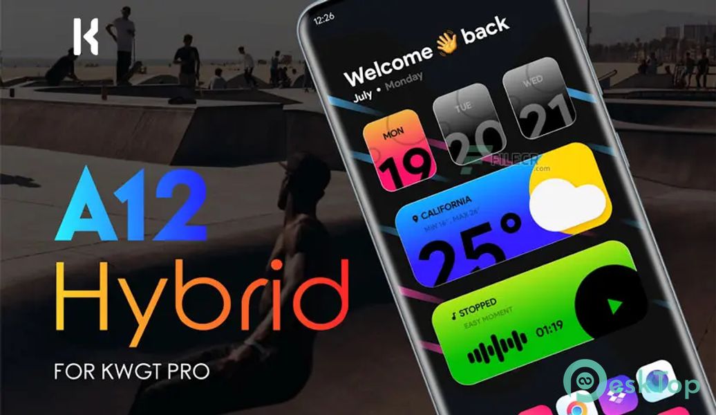 A12 Hybrid for KWGT v1.5 APK MOD Descarga gratuita completa
