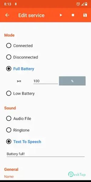 Battery Sound Notification 2.14 APK MOD تحميل مجاني كامل