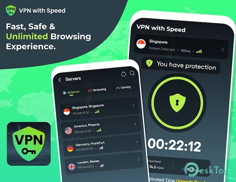 VPN Fast Private Speedy Secure 3.8 APK MOD تحميل مجاني كامل