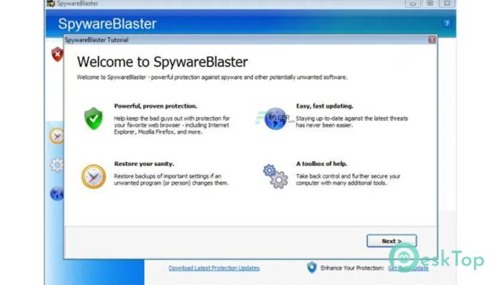 SpywareBlaster 5.6 完全アクティベート版を無料でダウンロード