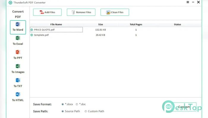  تحميل برنامج ThunderSoft PDF Converter 4.5.0.0 برابط مباشر