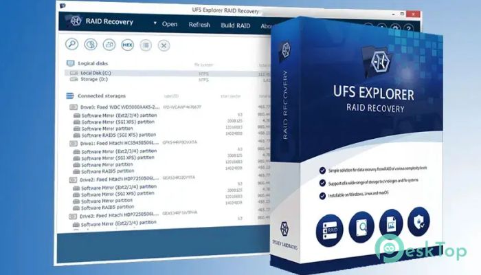 UFS Explorer RAID Recovery 1.0 Mac用無料ダウンロード