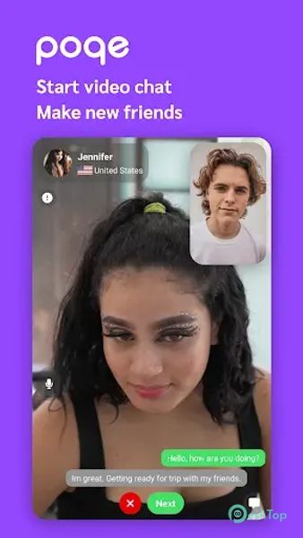 Poqe - Random Video Chat 1.15.15 APK MOD フル無料ダウンロード