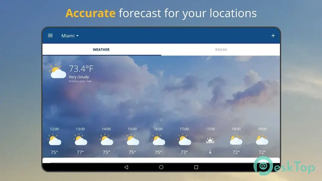 weather24: Forecast & Radar 2.66.0 APK MOD Полная бесплатная загрузка