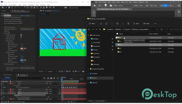 Aescripts Paint Link   1.0.8 for After Effects & Photoshop Tam Sürüm Aktif Edilmiş Ücretsiz İndir