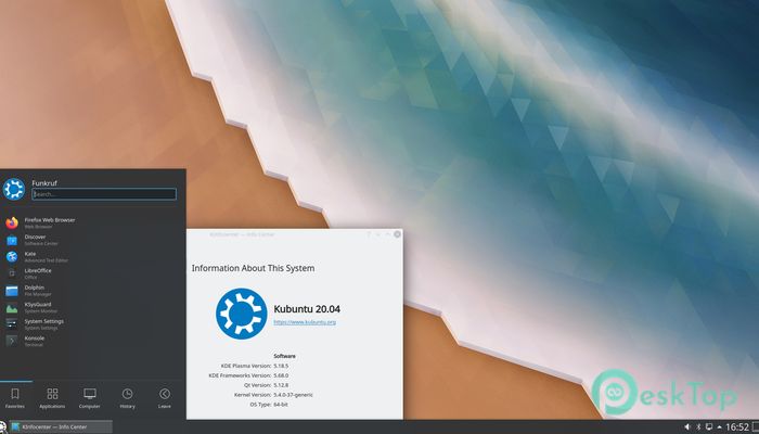 Descargar Kubuntu 20.04.1 Gratis