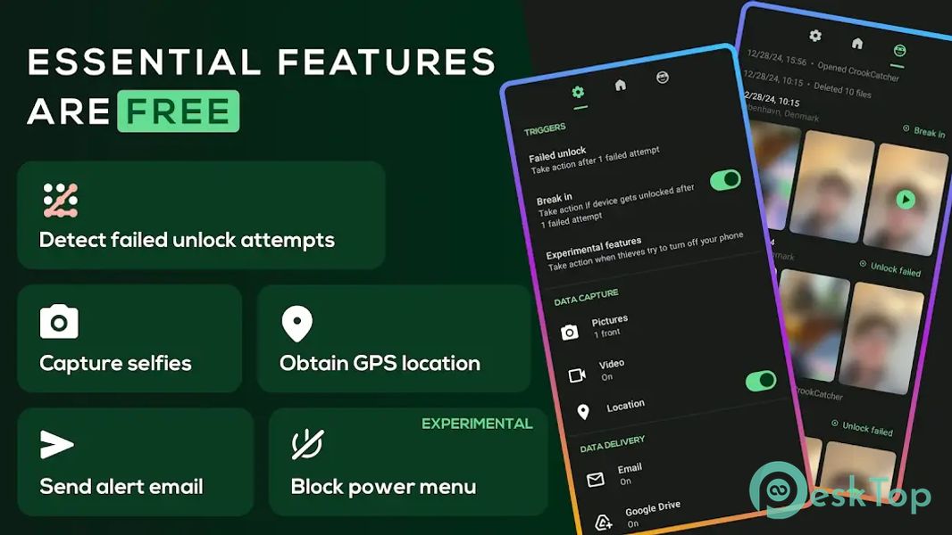 CrookCatcher • Anti-Theft 3.0.20 APK MOD Полная бесплатная загрузка