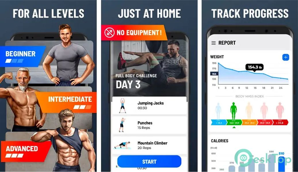 Home Workout - No Equipment 1.6.9 APK MOD मुफ्त पूर्ण डाउनलोड