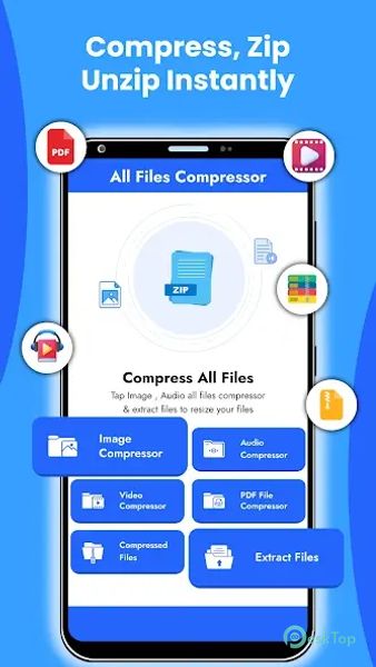 Files Compressor - Reduce Size 1.5 APK MOD Descarga gratuita completa