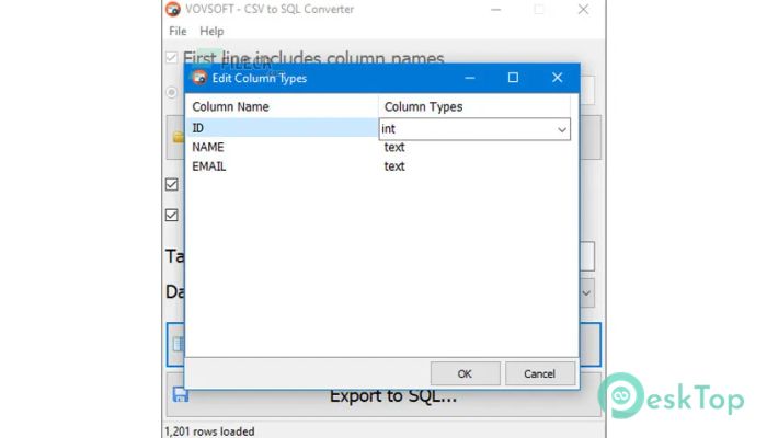  تحميل برنامج VovSoft CSV to SQL Converter  2.0 برابط مباشر