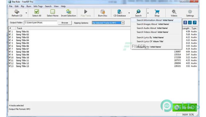  تحميل برنامج FreeRIP MP3 Converter Pro 5.7.1.5 برابط مباشر